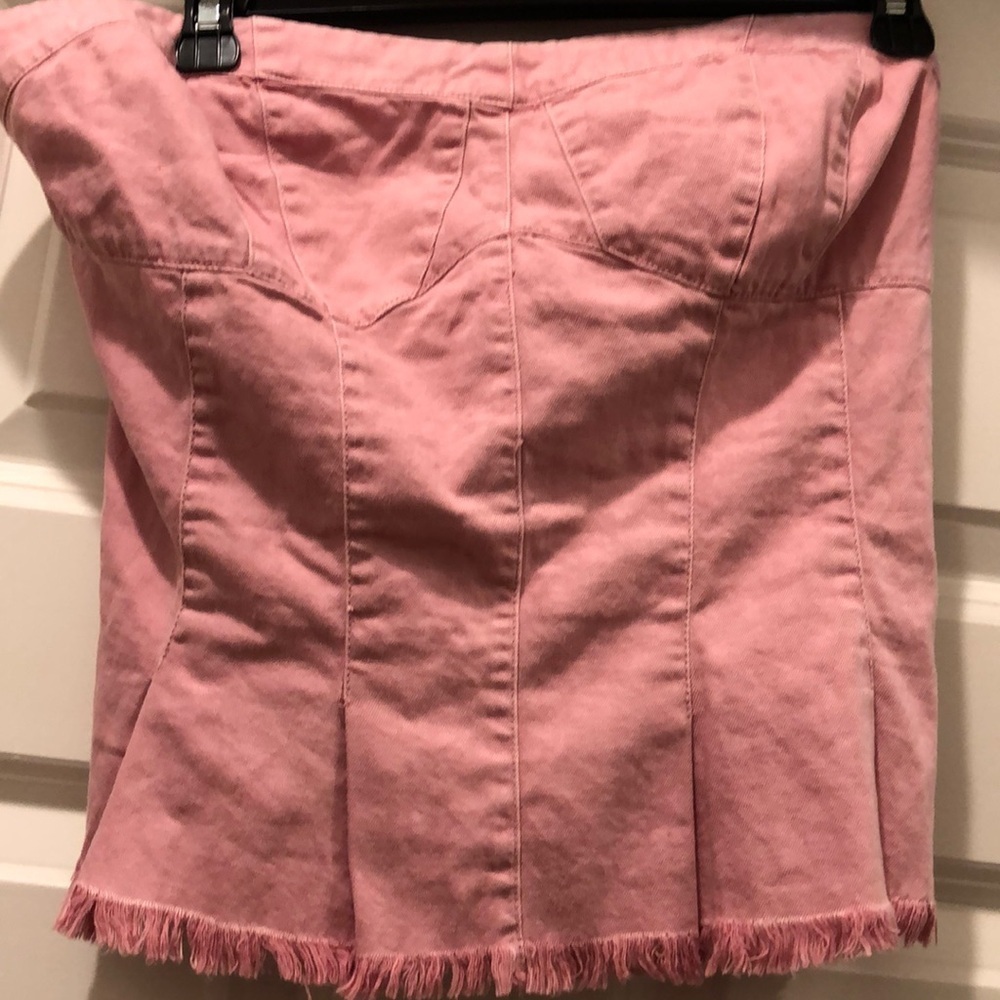 FREE PEOPLE Corset inspired top NWOT sz XL